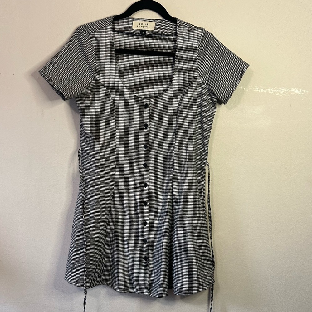 Urban Renewal Dogtooth 90s inspired Dress